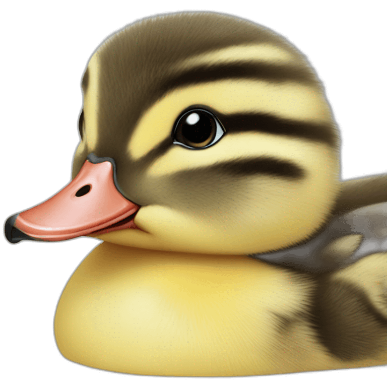 very sweet baby duck frontface emoji