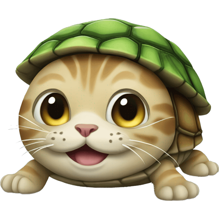 Cat turtle emoji