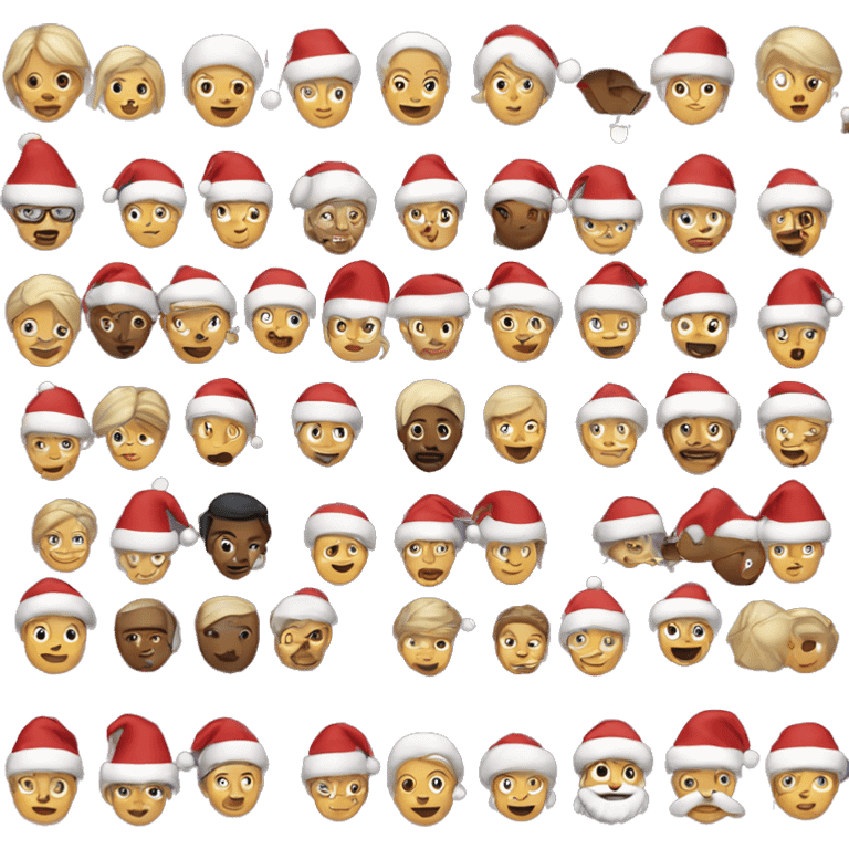 Every christmas emojis you can do emoji