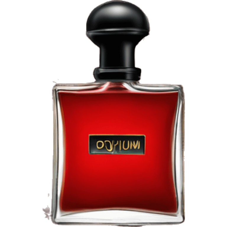 YSL black opium perfume red emoji