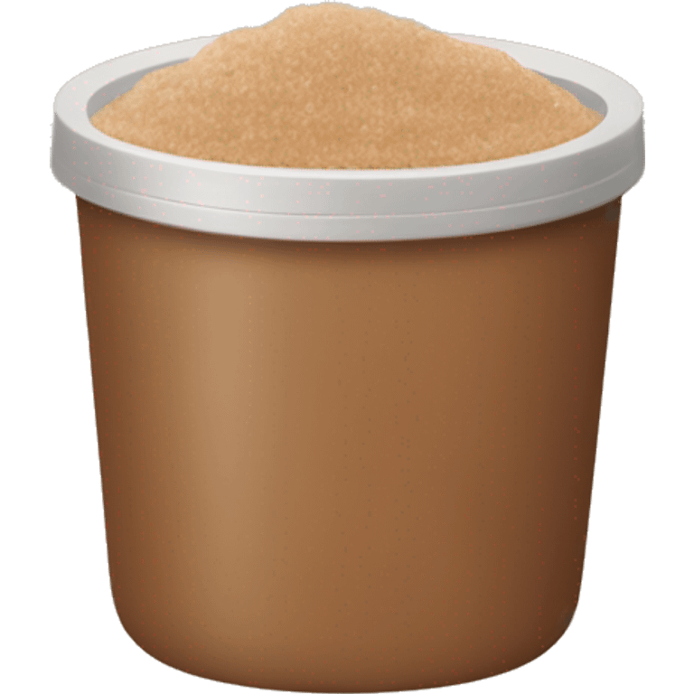 light brown body scrub pot emoji