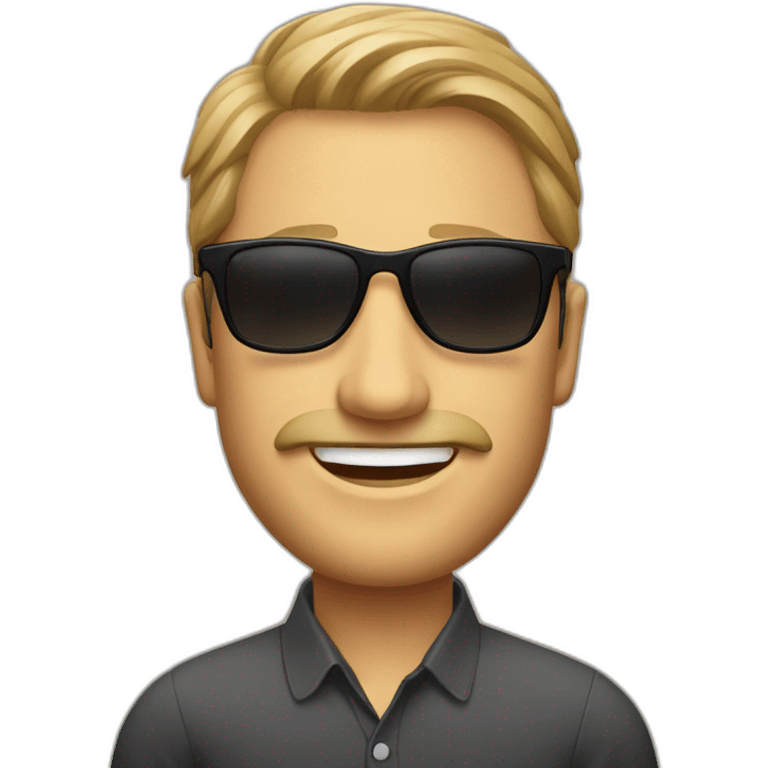 mr.andrew tate with a sunglasses emoji