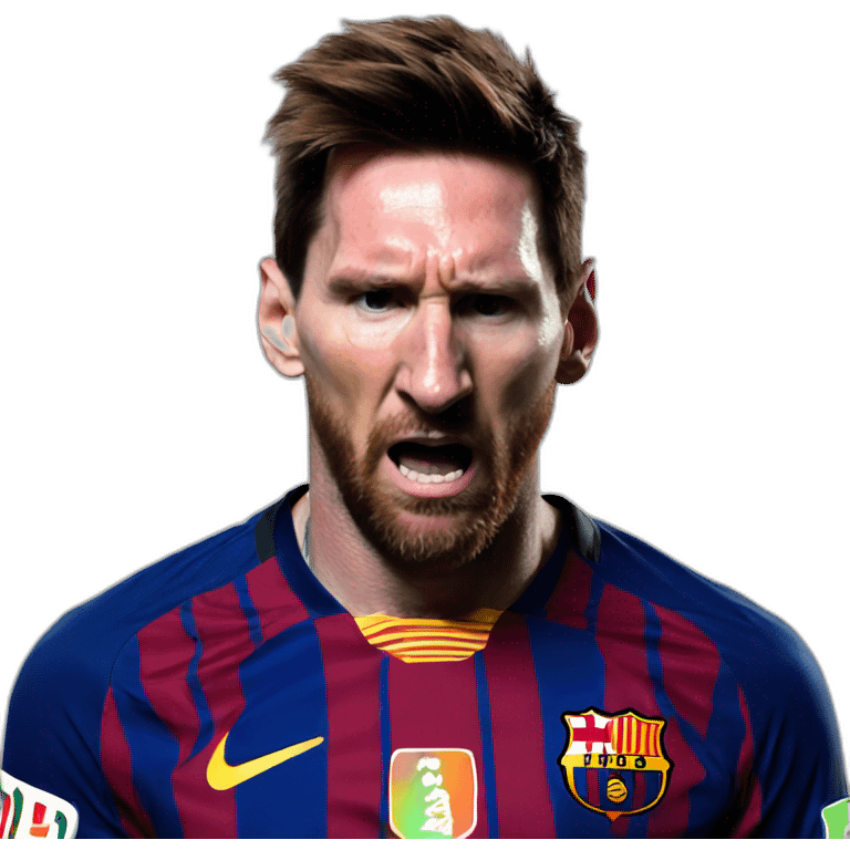 messi angry emoji