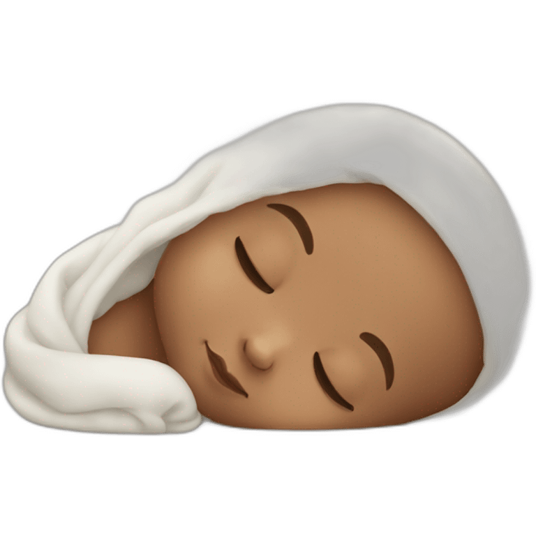 Baby sleeping emoji