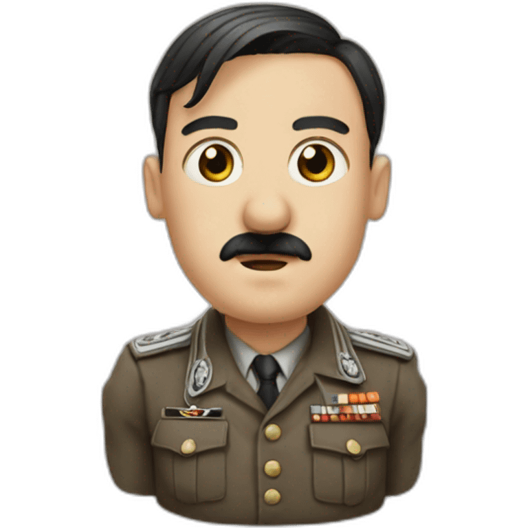 Hitler qui leve la main emoji