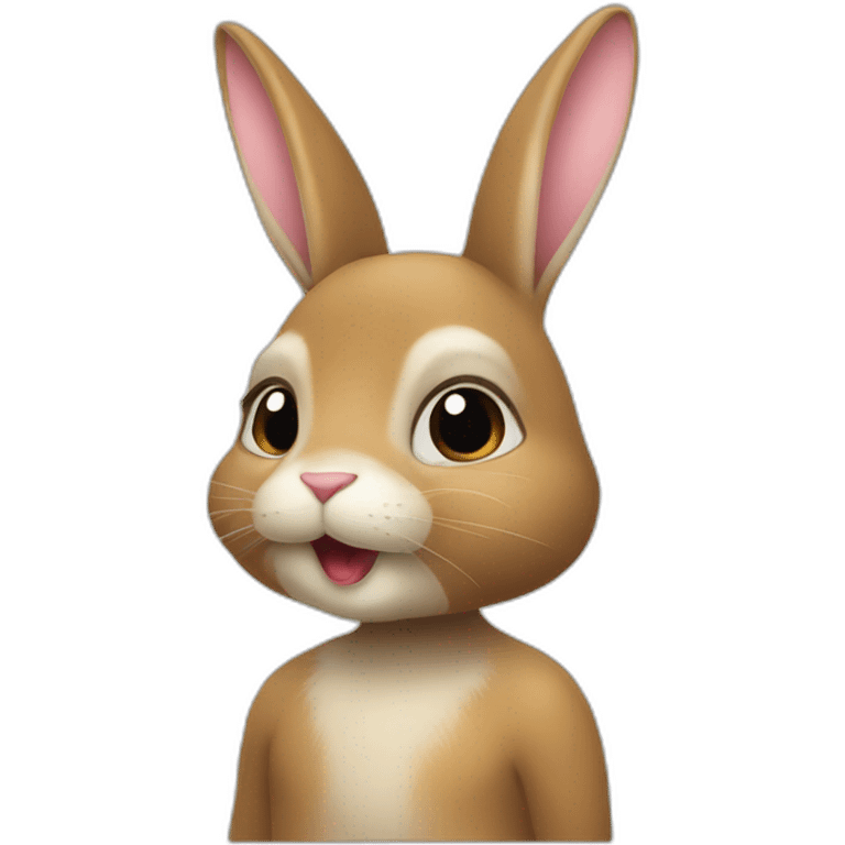 Lapin coquin emoji