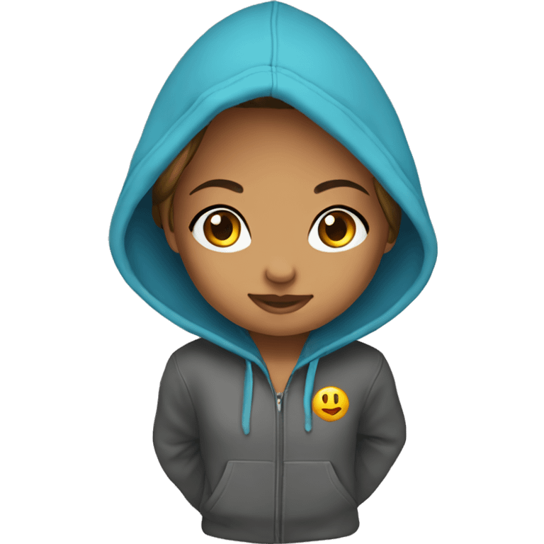 Girl hoodie  emoji