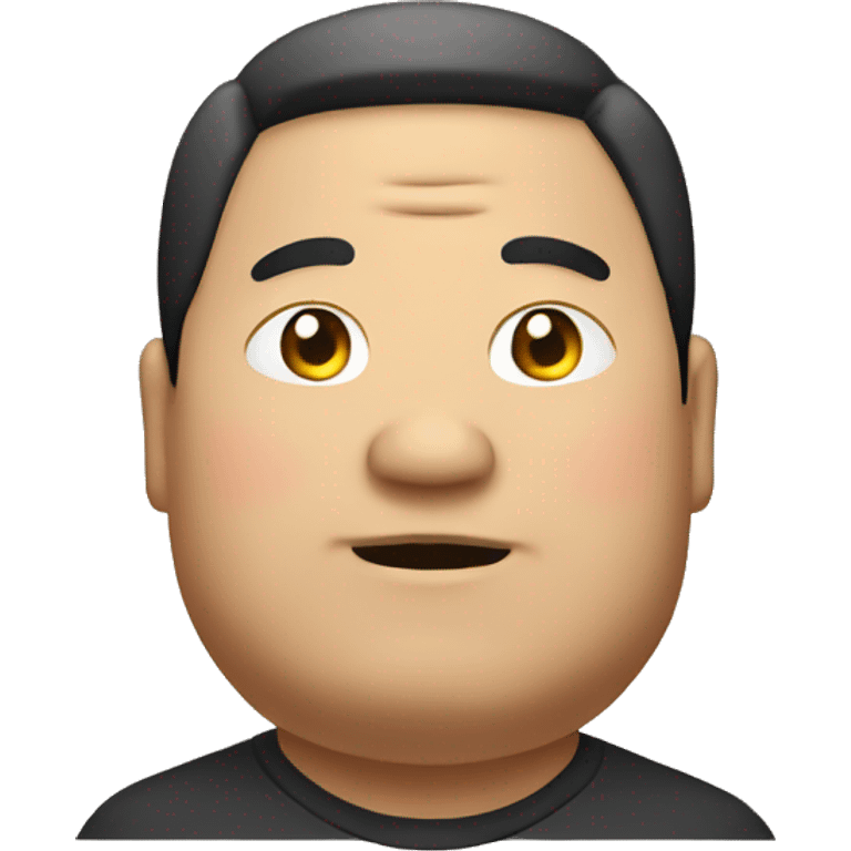 Fat asian man emoji