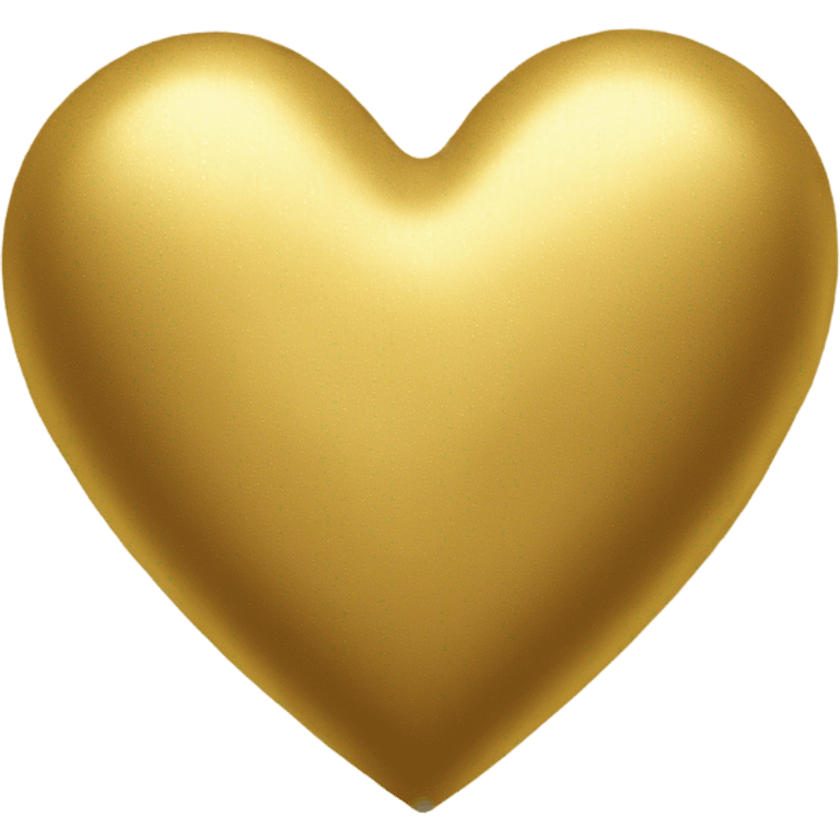 Gold heart emoji