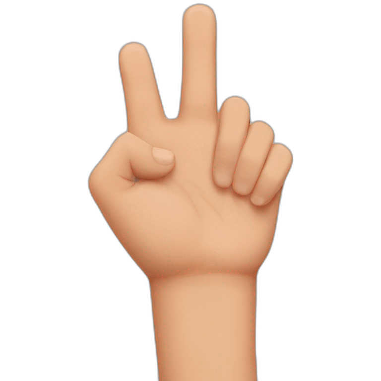 thumb between fingers emoji