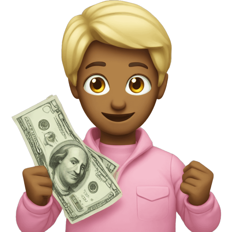 Pink money  emoji