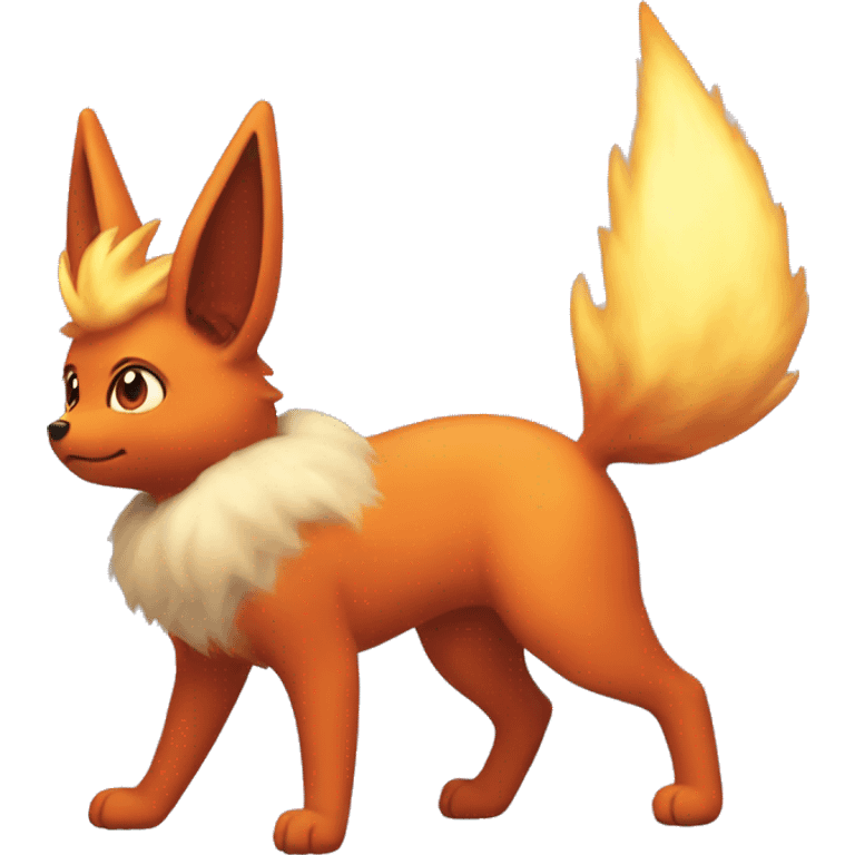 Christmas Flareon emoji