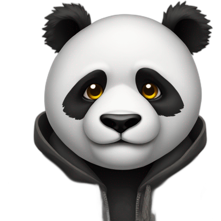 Panda thug emoji