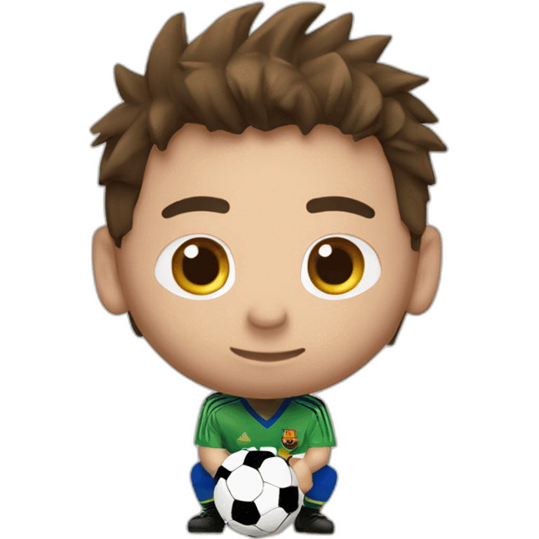 Messi et le ballon d'or emoji