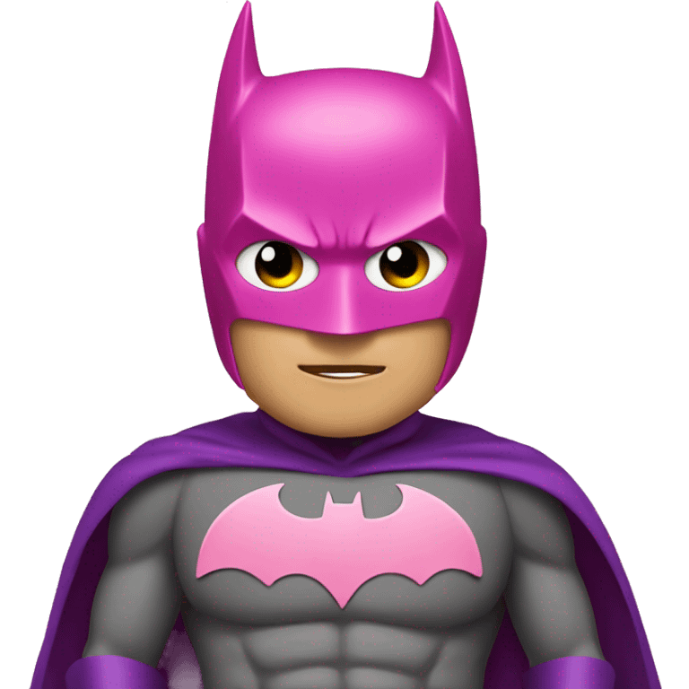 Batman in pink  emoji