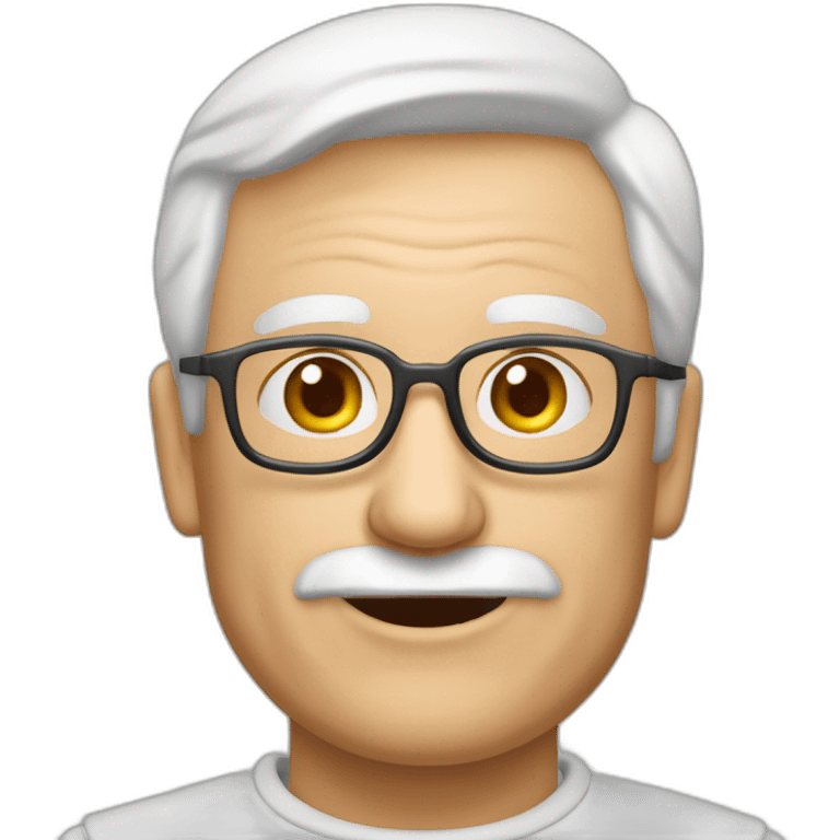 65 jähriger Mann mit Teilglatze emoji