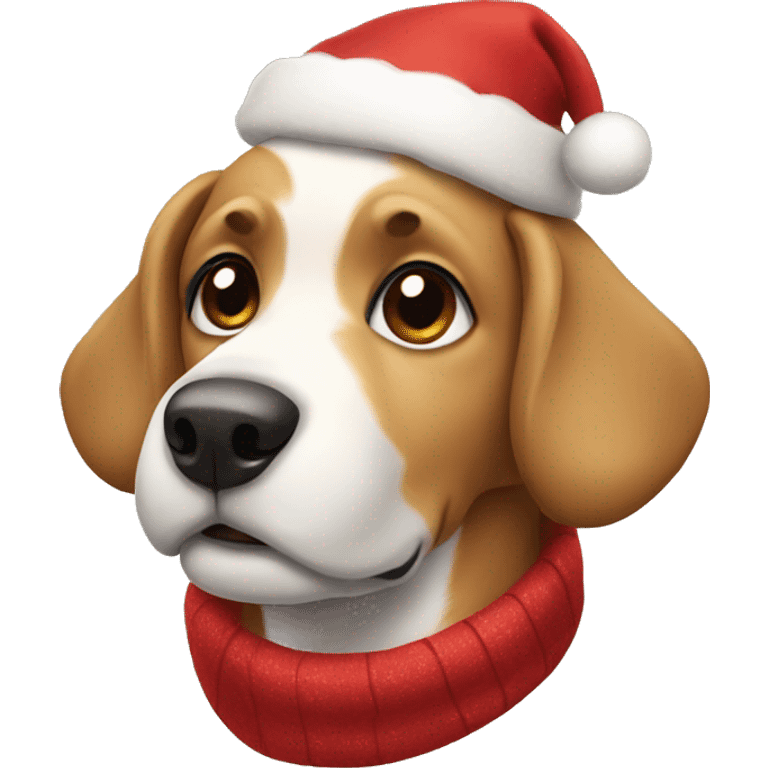 christmas dog emoji