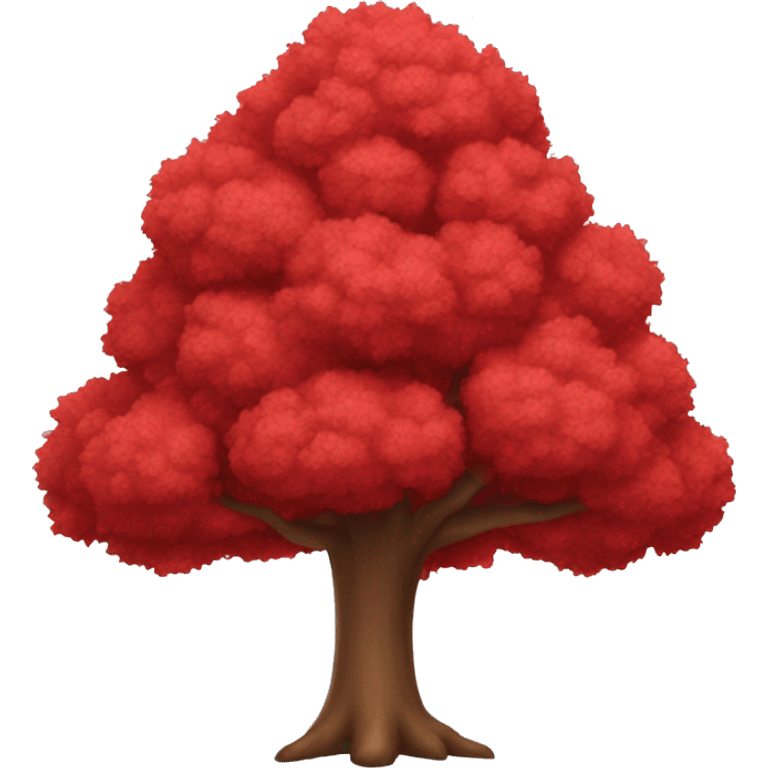 Red tree emoji