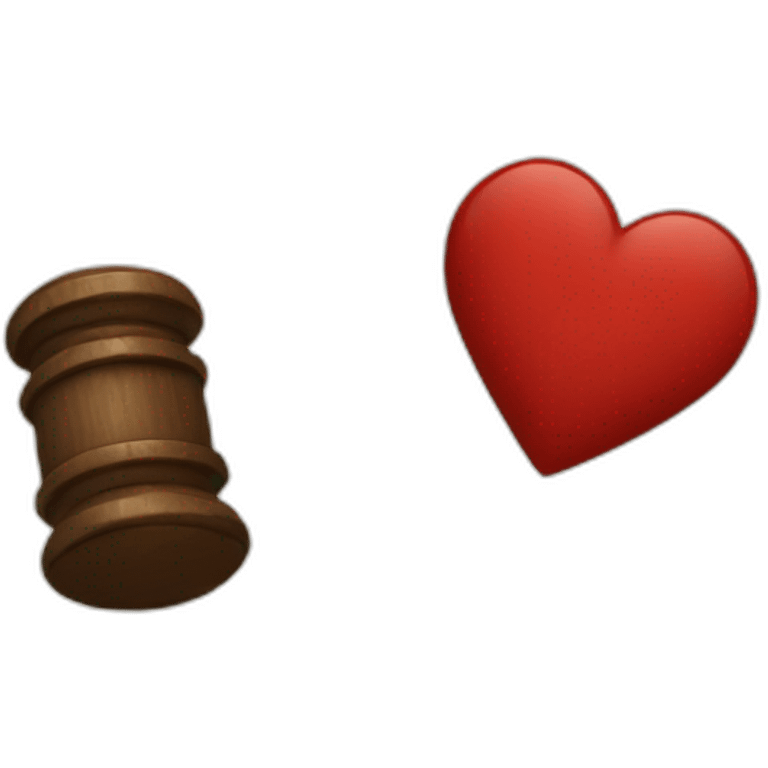 Heart and law emoji