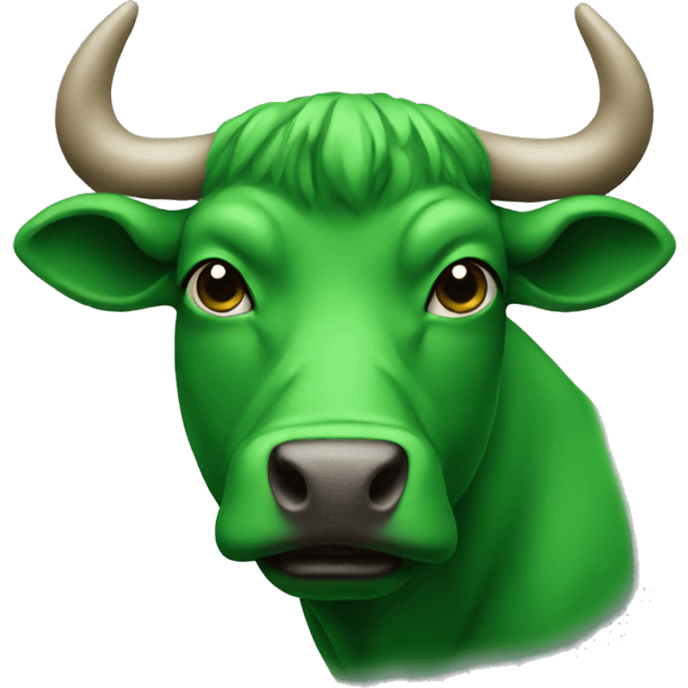 green bull emoji