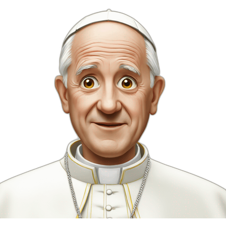 The pope emoji