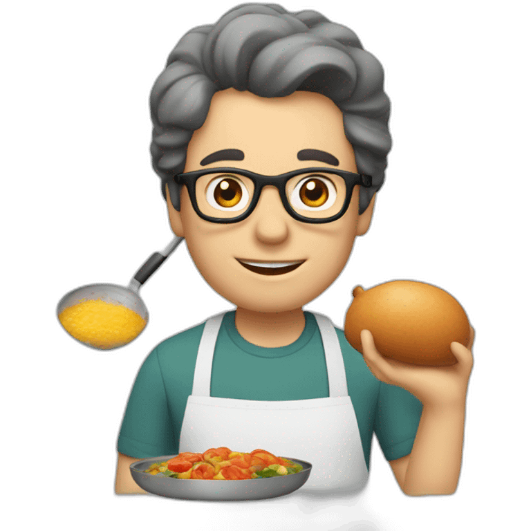 Carl is cooking emoji