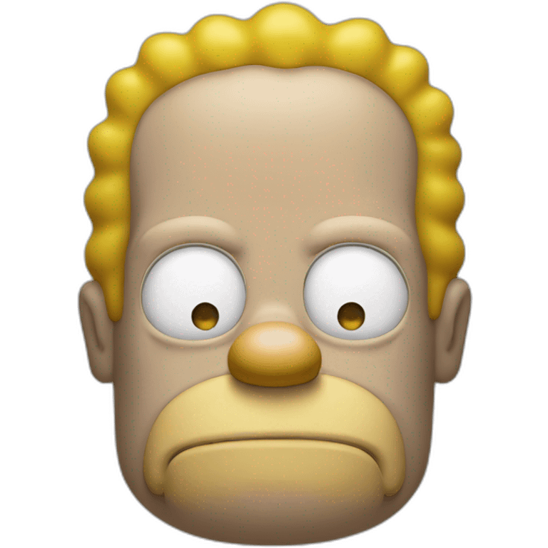 Homer Simpson face emoji emoji