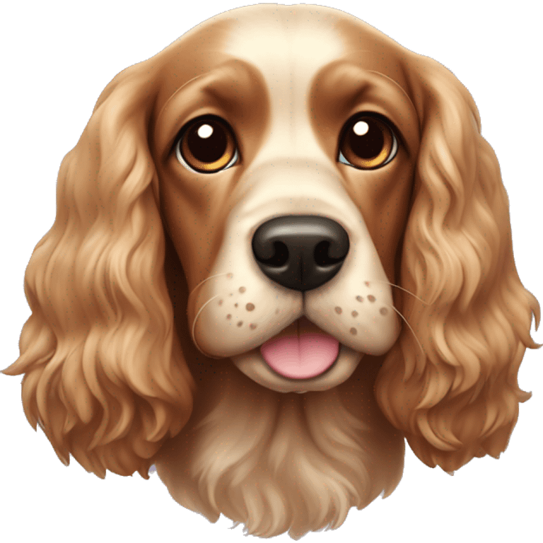 cocker spaniel dog emoji