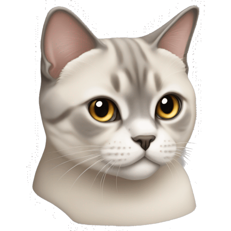 British shorthair colourpoint cat emoji