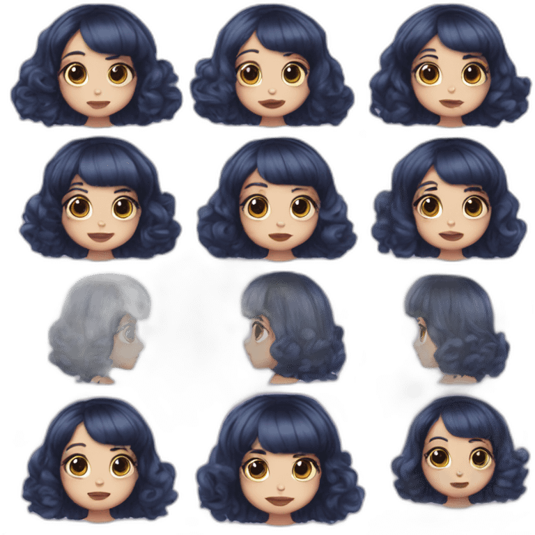 melanie martinez split hair emoji