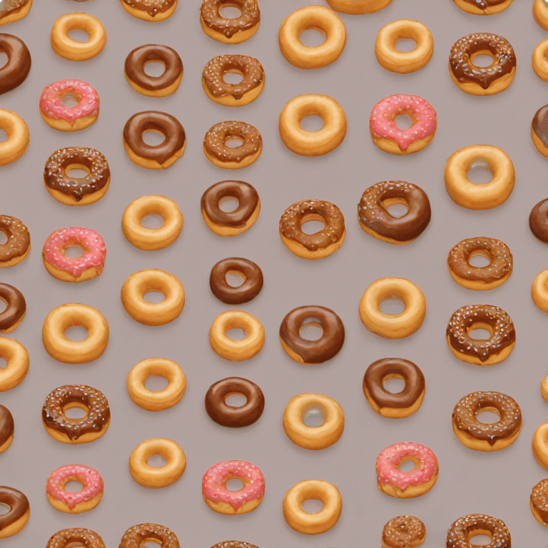 Who sticks a doughnut in every finger. emoji