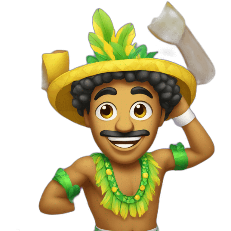 brasilian carnaval man emoji