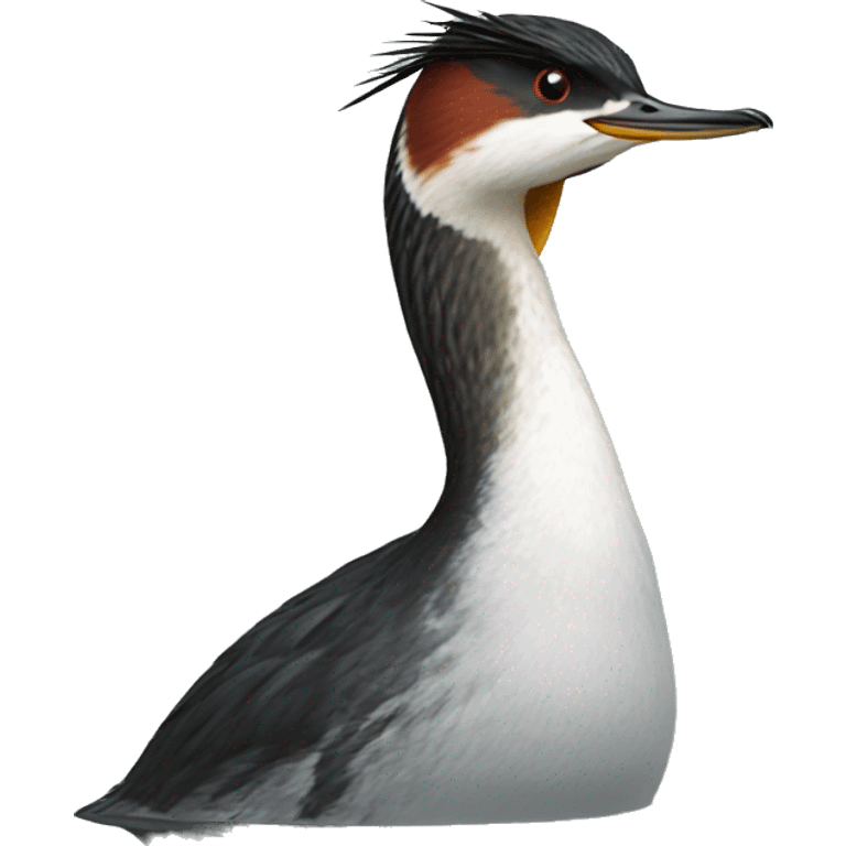 Red-necked grebe emoji