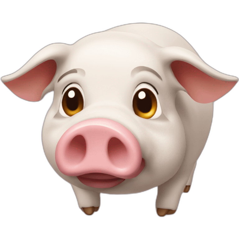 Cochon qui pète emoji