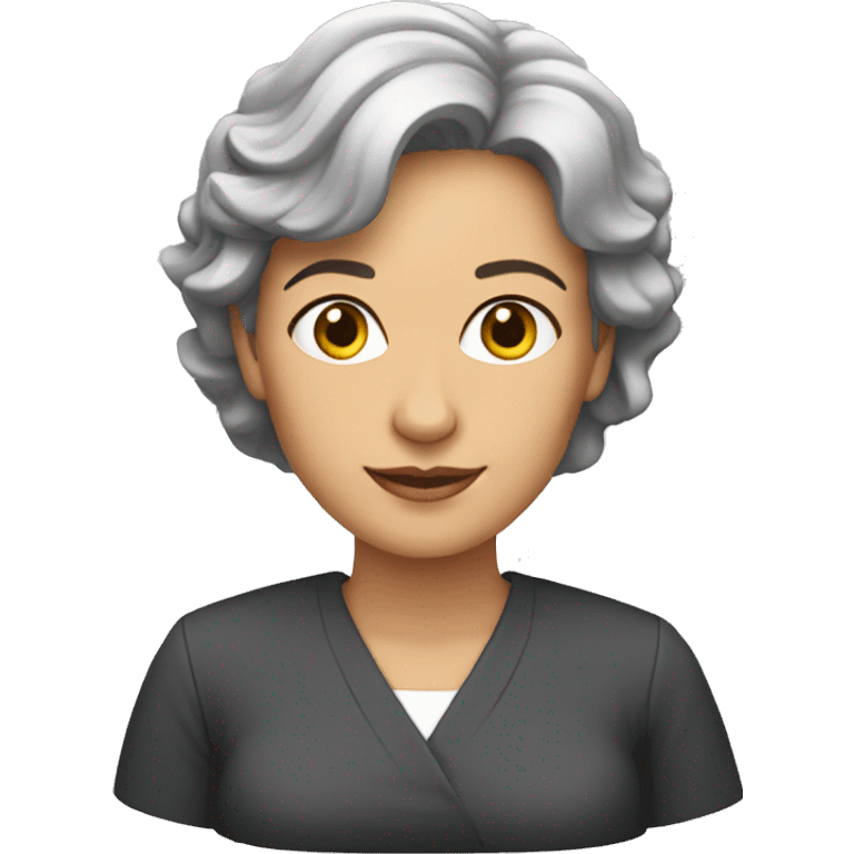 mujer 40 años profesora de historia emoji