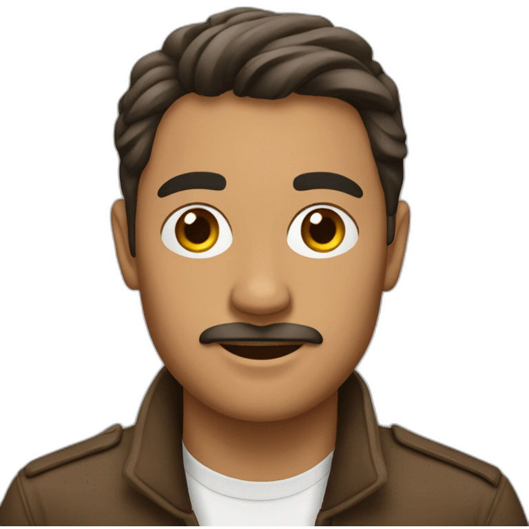 homme brun en mercedes emoji