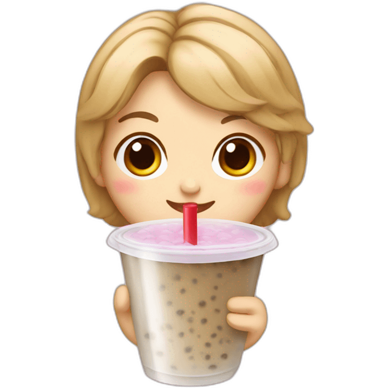 bubble tea fan emoji