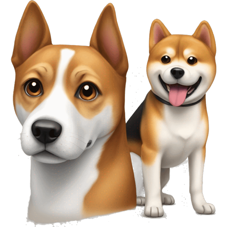 beagle and shiba inu emoji