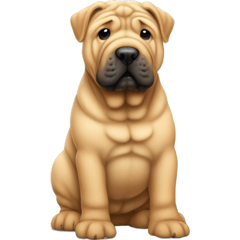 Shar pei dog please I need a fluffy blue one emoji