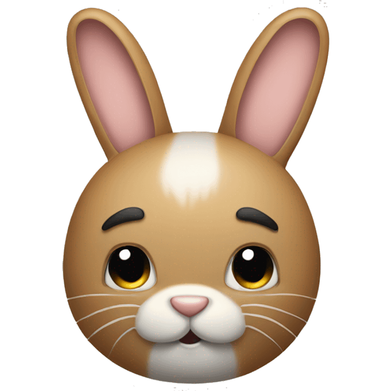 rabbit body unhappy emoji