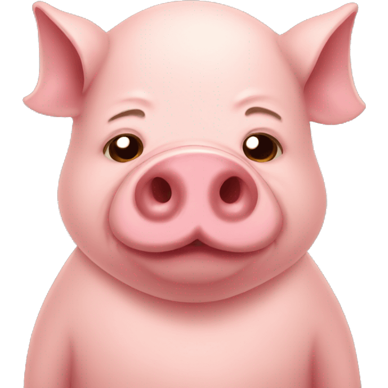 Pig sick emoji