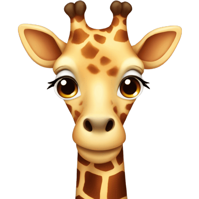 Cute giraffe  emoji