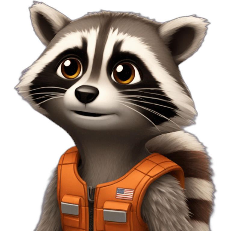 rocket-racoon emoji