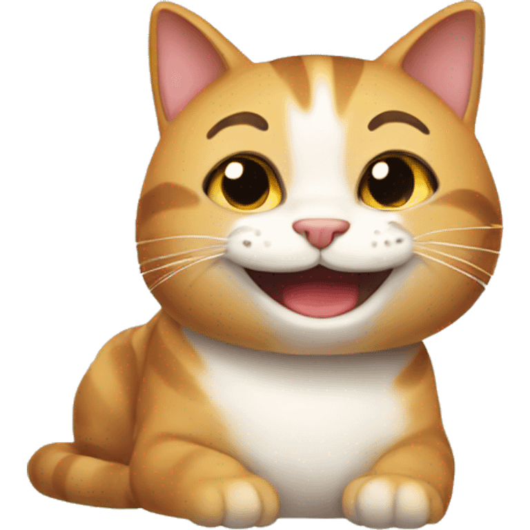 Smiling cat emoji