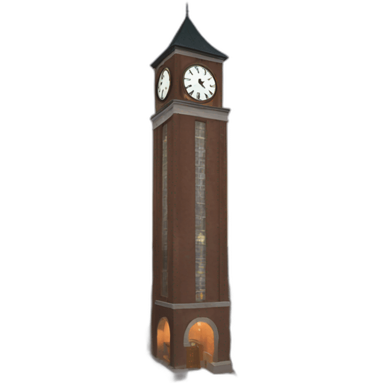 clock tower emoji