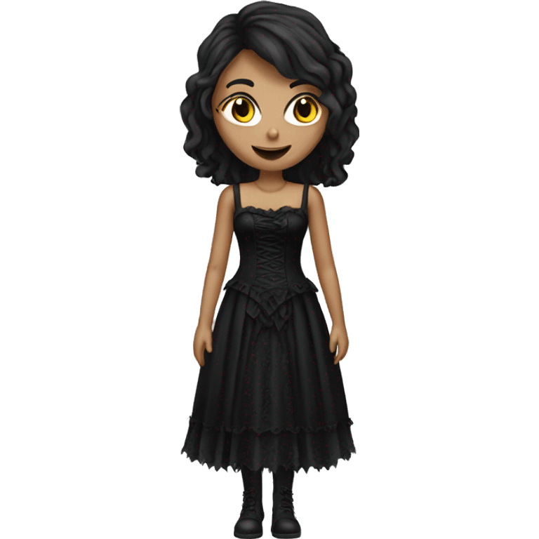 Gothic dress  emoji