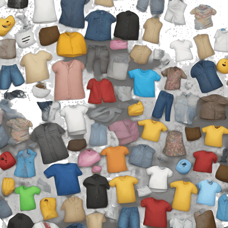 clothing pile emoji