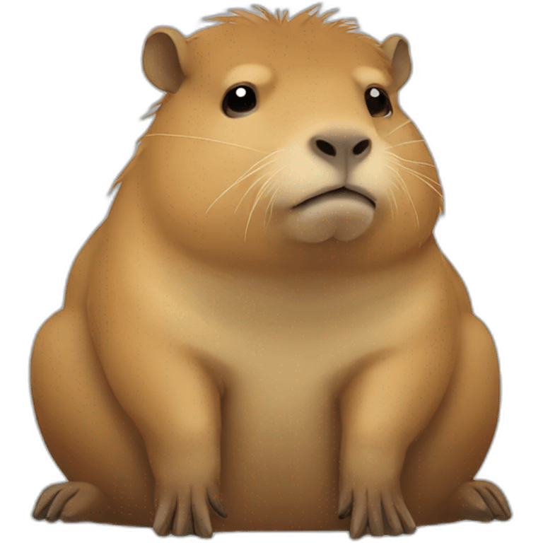 Capybara sad emoji