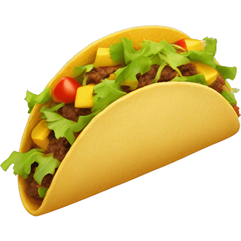 Taco shape emoji