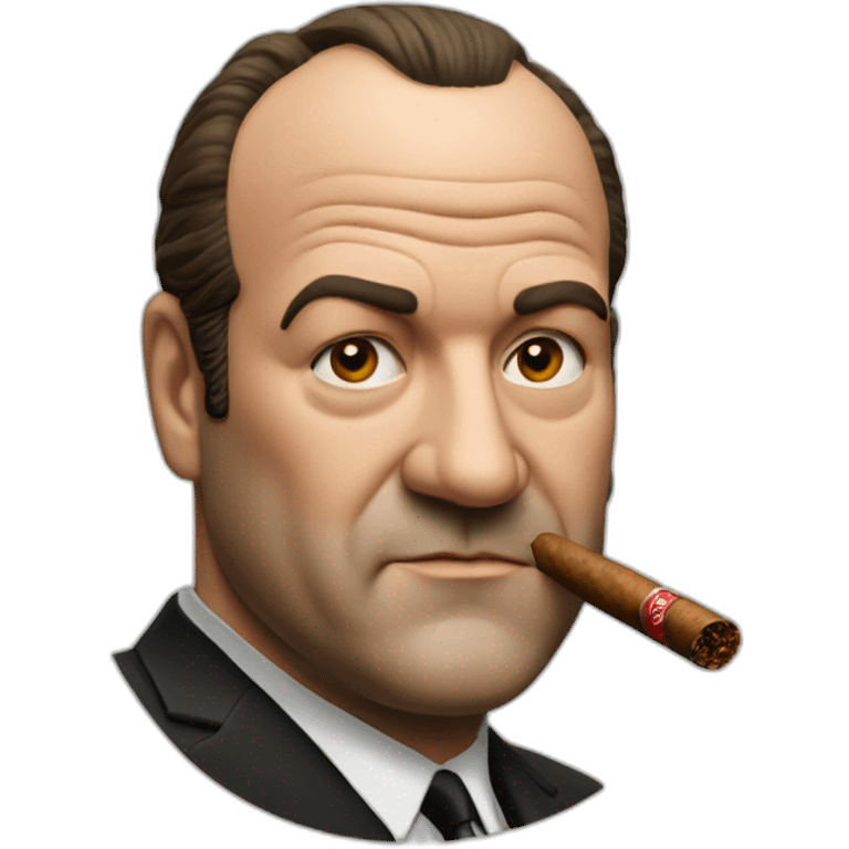 tony soprano with a cigar emoji